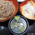 名代 富士そば - ミニかつ丼セット