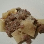 OTTO SETTE - 鹿肉と牛蒡、ペコリーノのパッパルデッレ。