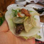 大家 - オプションで包んだりして食べるそうです