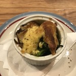 洋食 川ぎし - 韓国 アワビリゾット詰めグラタン