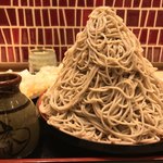味奈登庵 - #食べログ的に撮るとこうなる。  
            富士山盛りはさすがのボリューム