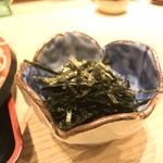 味奈登庵 - 富士山盛りの時はざるそばの海苔は別添えとなるらしい。
      これもまた良し