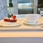 カフェ・ディ・フェスタ - アメリカンコーヒー、フレーズフロマージュブラン 2016/12/08