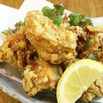 Fried young chicken thigh