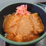 ゆで太郎 - カレー丼セット（360円・税込）