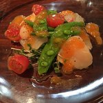 ルール ブルー - 真鯛と帆立貝のカルパッチョ