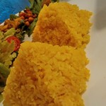 これく亭 - ご飯大盛+¥200ですが、カレーも増量してくれていました(°▽°)