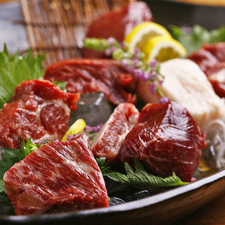 Authentic direct from Kumamoto! You can also enjoy horse sashimi◎