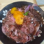 煮干ラーメンとローストビーフ パリ橋 - 