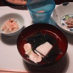 山里料理 葡萄屋 - 先付け＆松茸のお澄まし
