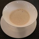 ビストロ グラッソ - アカザエビ＆レンズ豆のポタージュ