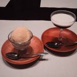 山里料理 葡萄屋 - デザート(バニラアイス＆コーヒーゼリー)
