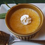 トラットリア ナトゥーラ - ランチコースのデザート（かぼちゃのプリン）