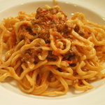 トラットリア デル チェーロ - ラグーソースのスパゲティ