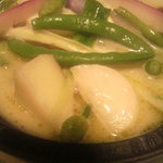 ビストロ 間 - 付け合せの野菜もボリュームたっぷり～♪