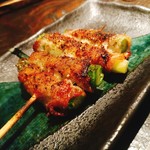 焼き鶏 青木 - アスパラ肉巻