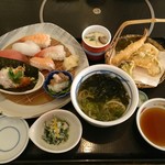 和食さと - ふゆのすし和膳(￥1298+税