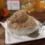 灯 - ほうじ茶アイス