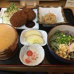 Ooshimaya - うどん定食800円