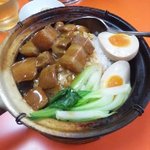 中華ダイニング 翠軒 - 豚の角煮土鍋ご飯（\780）