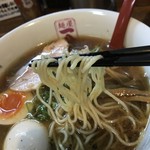 麺屋 一八 - 昔ながらの味玉中華そば、大盛り