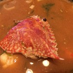 魚々屋 - 「焼魚定食」（1,350円＋税で1,458円）の味噌汁