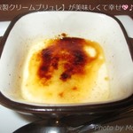 平島ラーメン - 自家製クリームブリュレ　めちゃ美味しかった♪♪