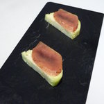 カセント - 水ナスとカラスミ