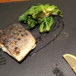 福岡平スズキの炭火焼き