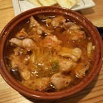 炭焼 鶏たか - ぐっつぐつをパンに♪