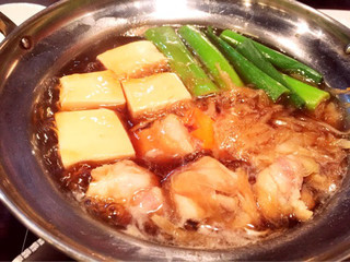 Washu onoroji - 鶏豆腐すき焼き風
