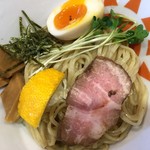 ラーメンにっこう - 柚子白湯つけ麺  アップ