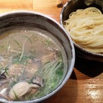 ラーメン巌哲 - カキ塩つけ麺（某日限定）