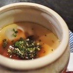 ゆうふく - ふく白子豆腐の茶碗蒸し
