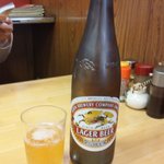 中華そば ますや - 昼から大瓶の瓶ビールw