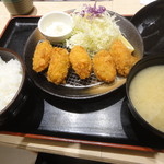 Matsunoya Higashi Shinjuku Ten - カキフライ定食