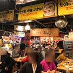 味太郎 - 【2017年10月】ひろめ市場、テーブルはフリー、色んな人が相席になります。