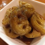 かつぎや - 前回食べて美味しさに驚いた蓮根の山椒焼き