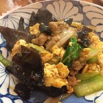 かつぎや - ワイフの大好物　木耳たっぷりの玉子炒め