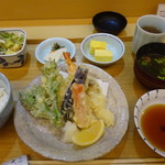 Mutou - 日替わり膳の天ぷら