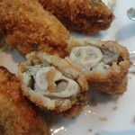 カキフライ断面