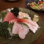 魚屋直営 居酒屋 猪八海 - 最初の美味しい刺身