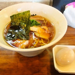 まるもり製麺 - 正油　味玉