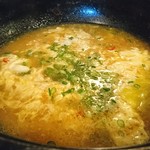 魚ちょ - 鶏ちゃんこ鍋　〆の雑炊