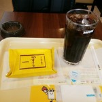 Dotoru Kohi Shoppu - アイスコーヒーS220円＋かすてら180円