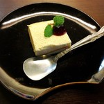 茶寮 拓膳 - デザート:チーズケーキ