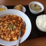 純華楼 - 麻婆豆腐定食 750円