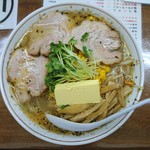 くるまやラーメン - 2018年1月　塩バターチャーシューコーン　1050円