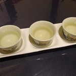 中華和膳 毘膳 - 3種飲み比べ1500円^^;