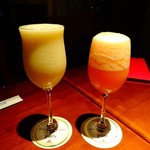 grado - 左・ラフランス、右・はっさく